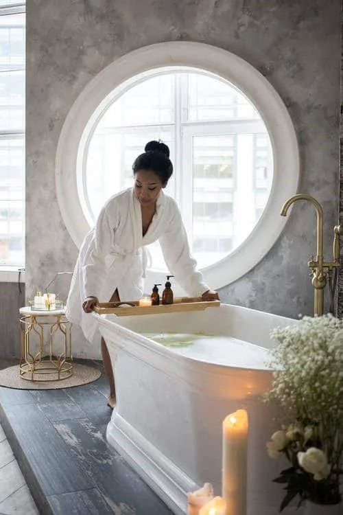 woman having a spa treatment