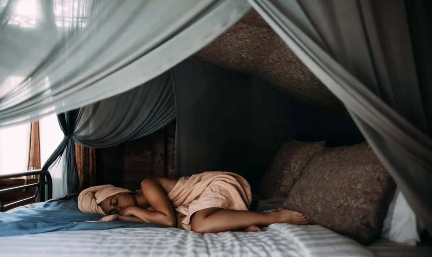 girl in restful sleep