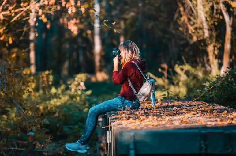 girl during photography