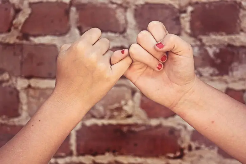 friendship hand gesture