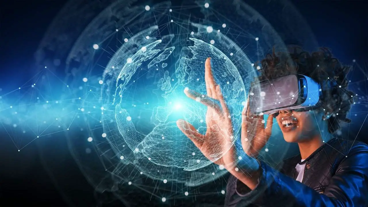 women wearing virtual reality glass